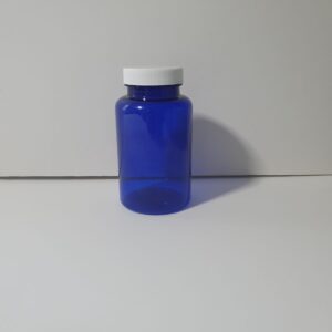 צנצנת עגולה 250 מ"ל PET פייה 45 כחול